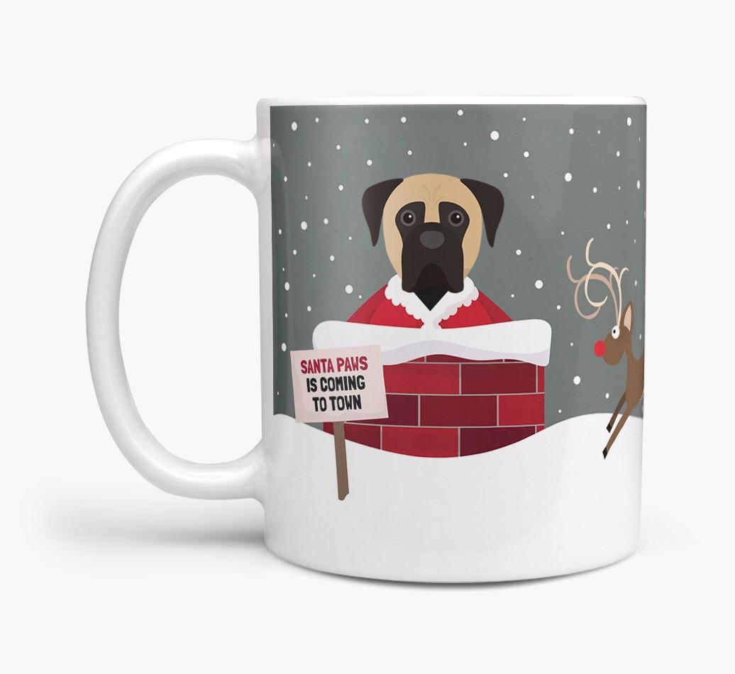 'Santa Paws' Mug with {breedFullName} Icon