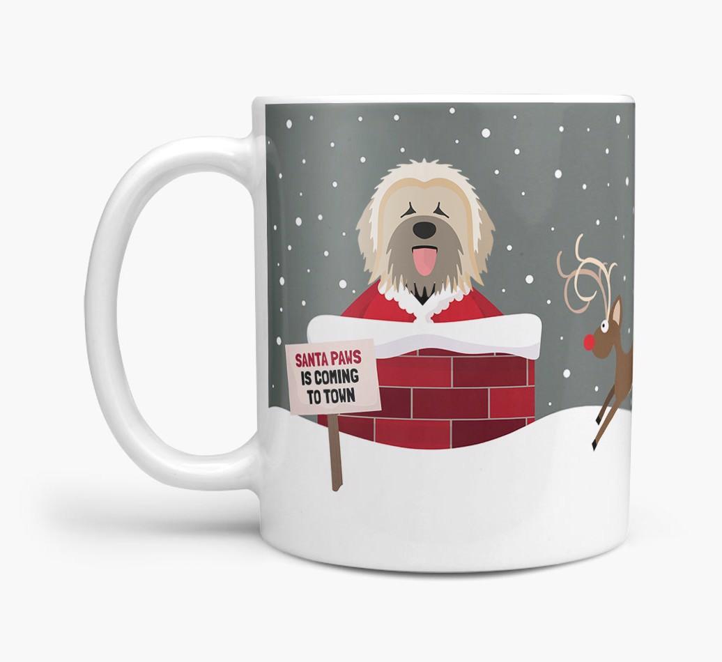 'Santa Paws' Mug with {breedFullName} Icon