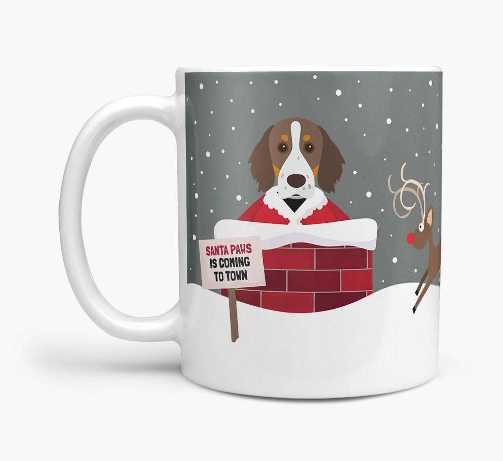 'Santa Paws' Mug with {breedFullName} Icon