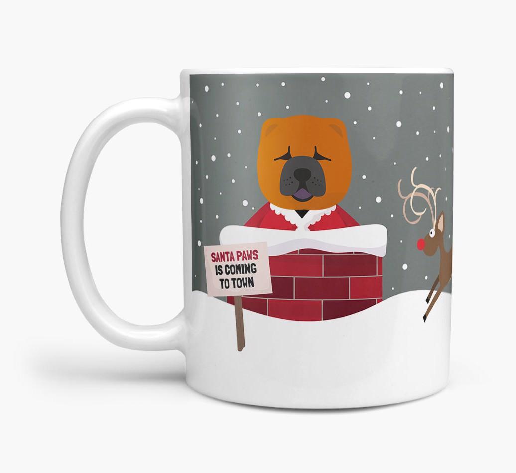 'Santa Paws' Mug with {breedFullName} Icon