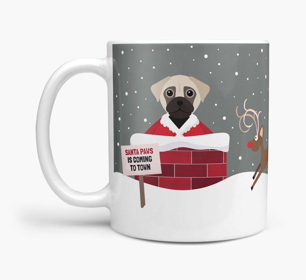 'Santa Paws' Mug with {breedFullName} Icon