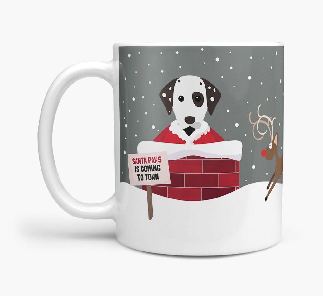 'Santa Paws' Mug with {breedFullName} Icon