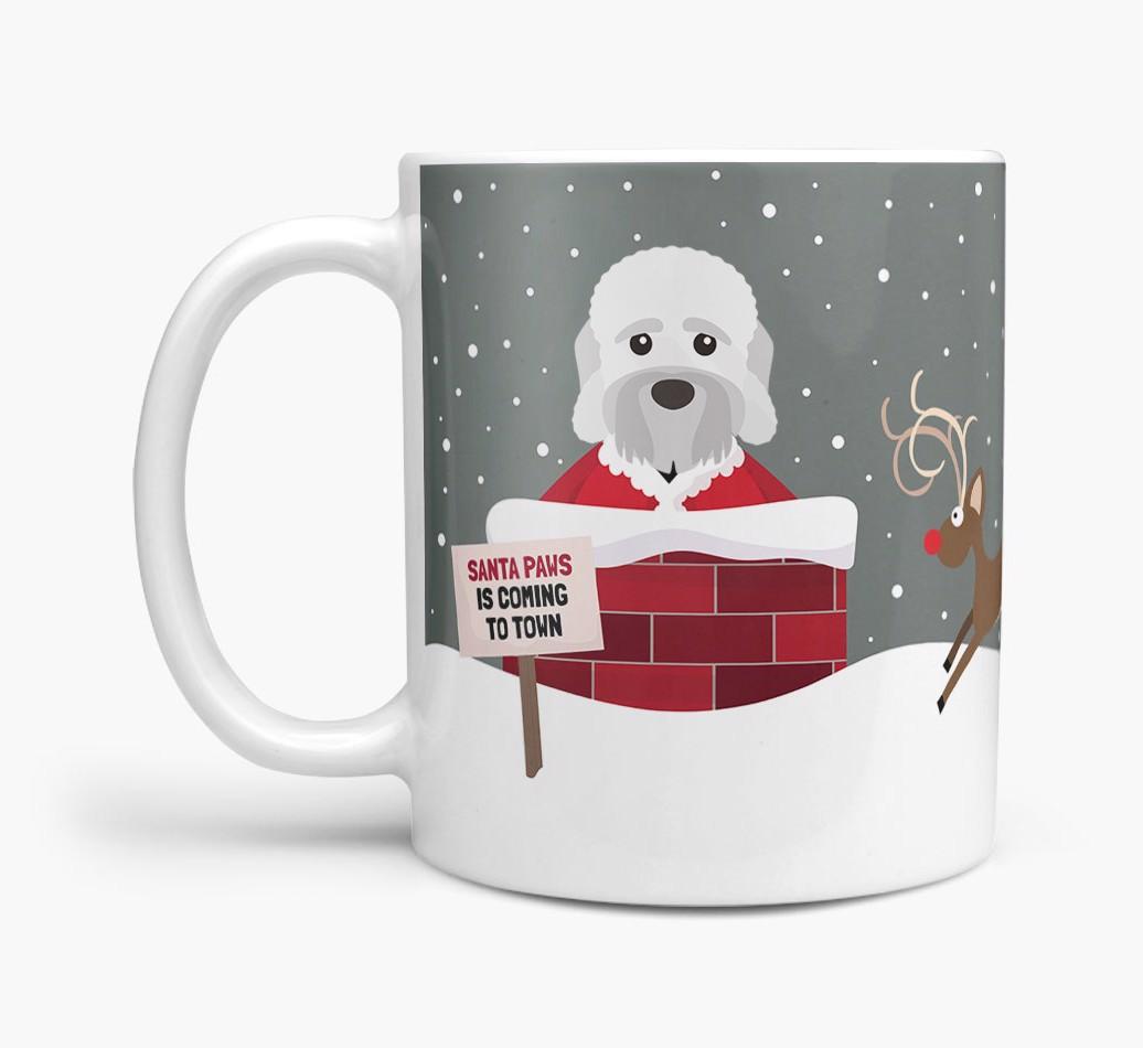 'Santa Paws' Mug with {breedFullName} Icon