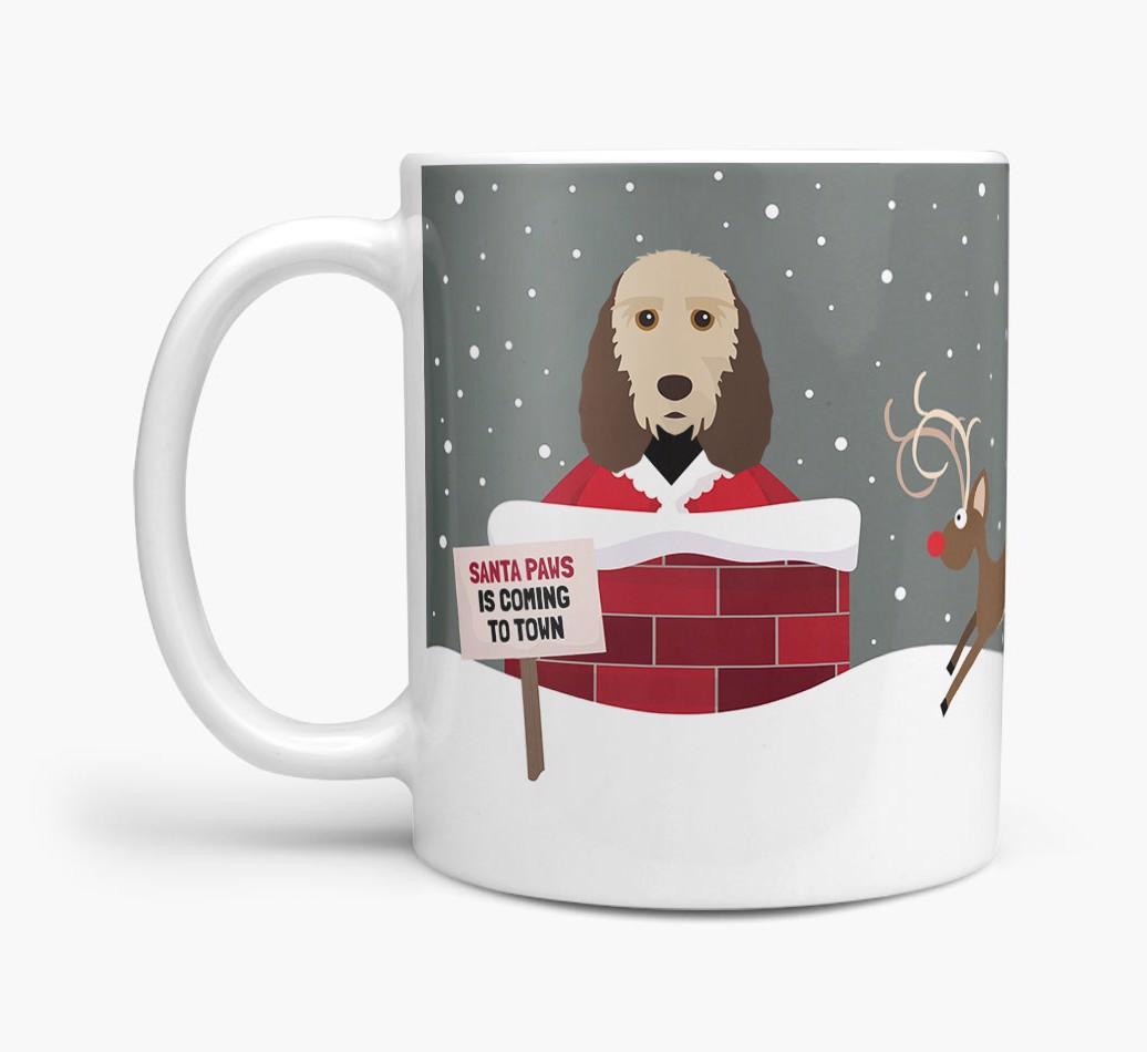 'Santa Paws' Mug with {breedFullName} Icon