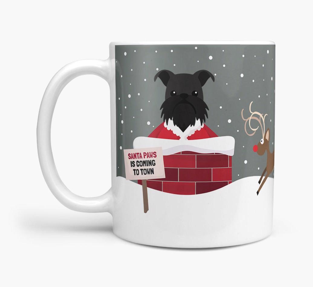 'Santa Paws' Mug with {breedFullName} Icon