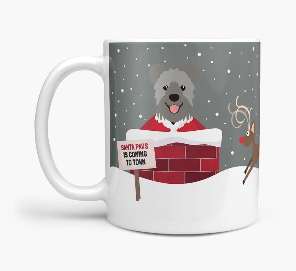 'Santa Paws' Mug with {breedFullName} Icon