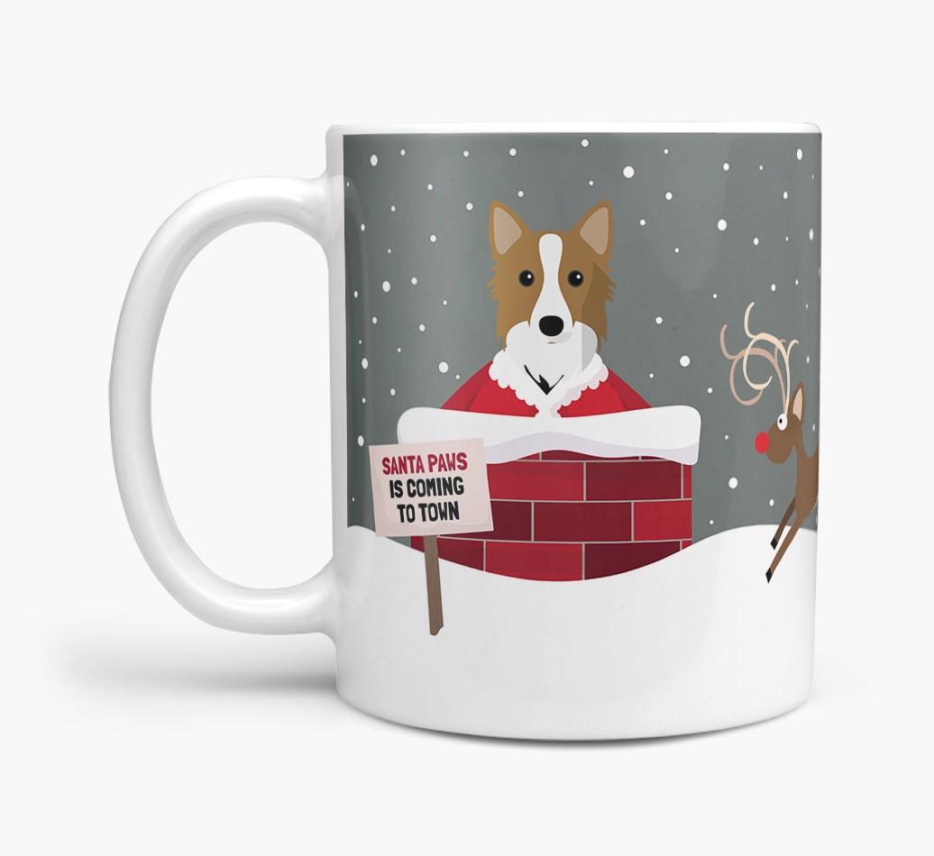 'Santa Paws' Mug with {breedFullName} Icon