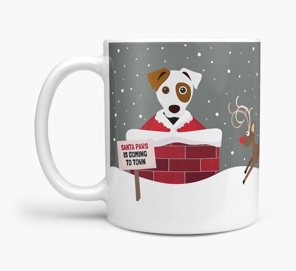 'Santa Paws' Mug with {breedFullName} Icon