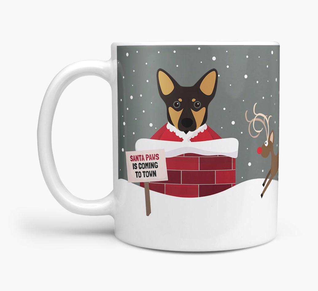 'Santa Paws' Mug with {breedFullName} Icon