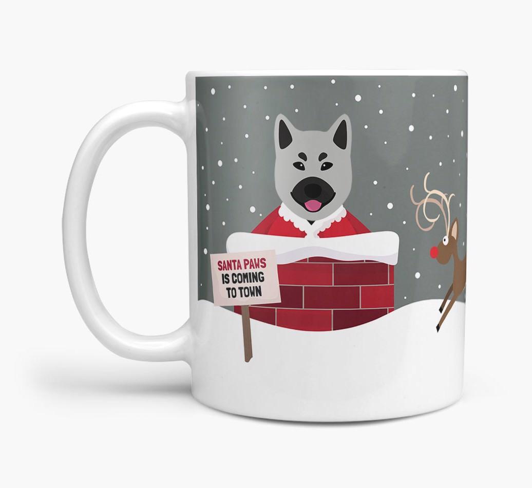 'Santa Paws' - Personalised {breedFullName} Mug