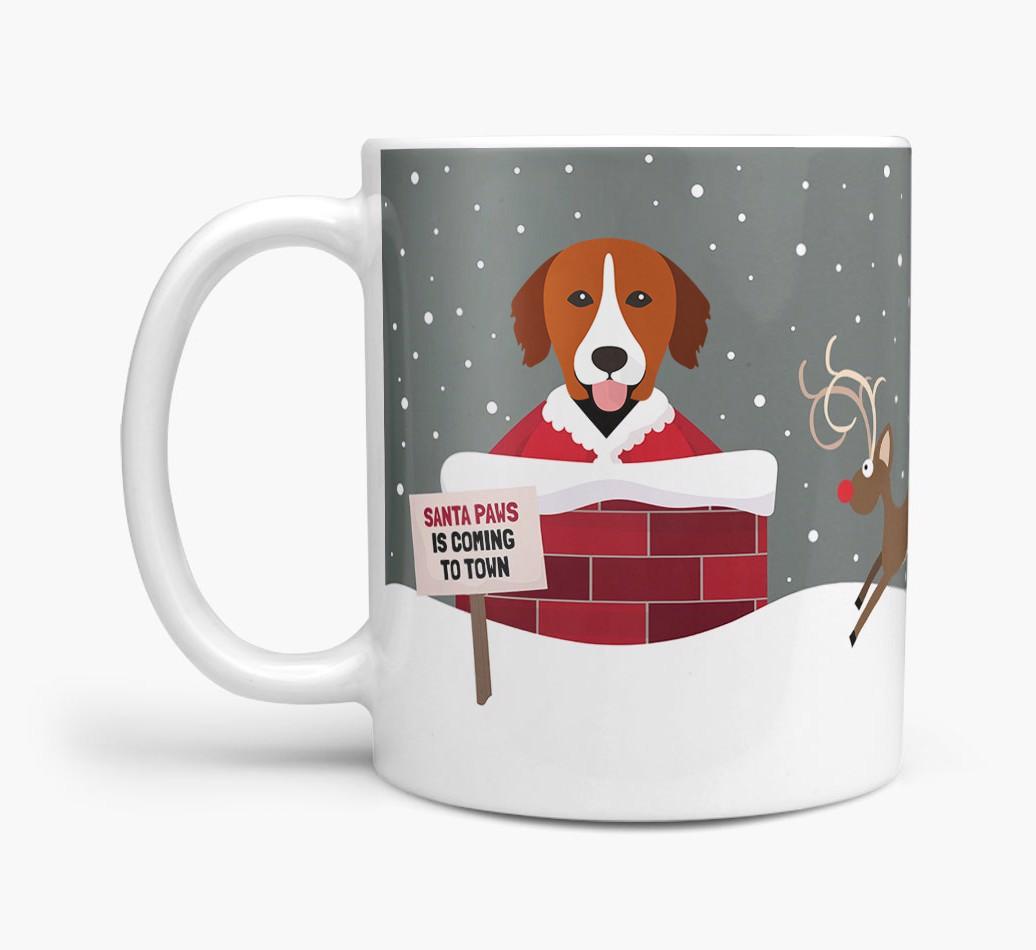 'Santa Paws' - Personalised {breedFullName} Mug