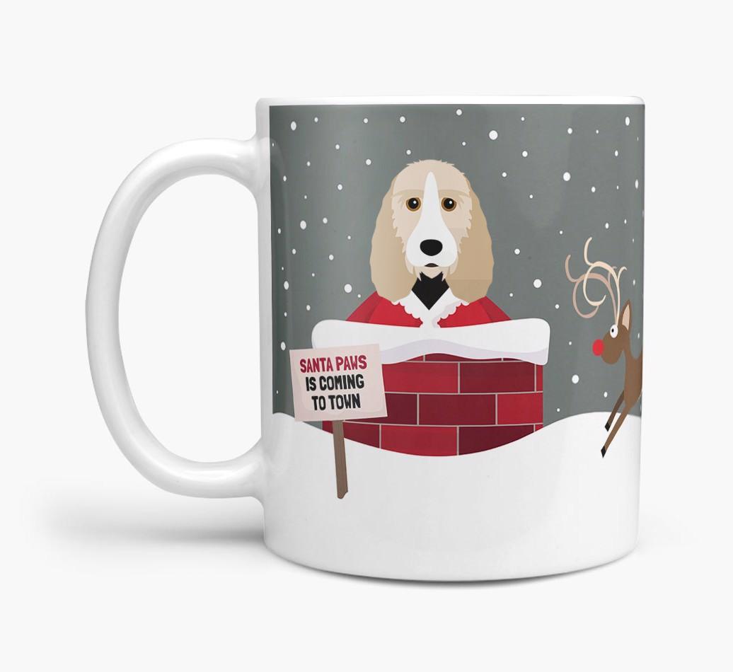 'Santa Paws' Mug with {breedFullName} Icon