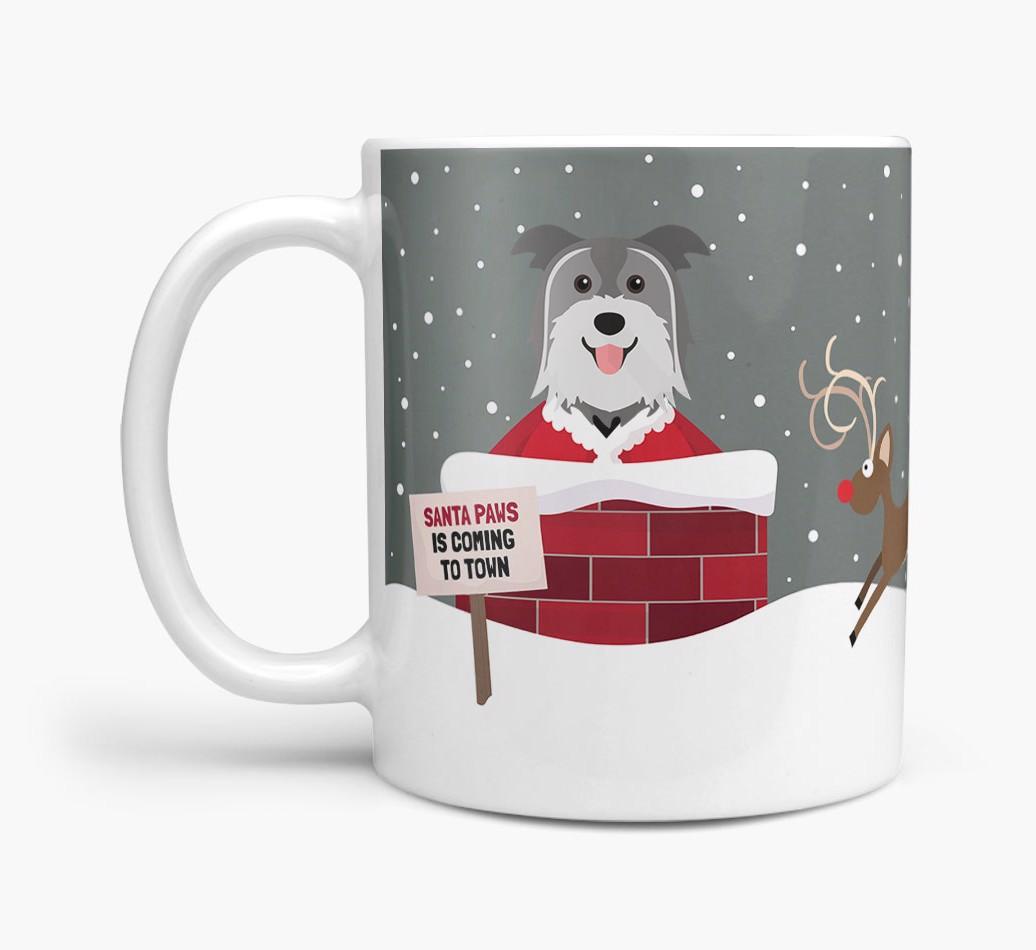 'Santa Paws' Mug with {breedFullName} Icon