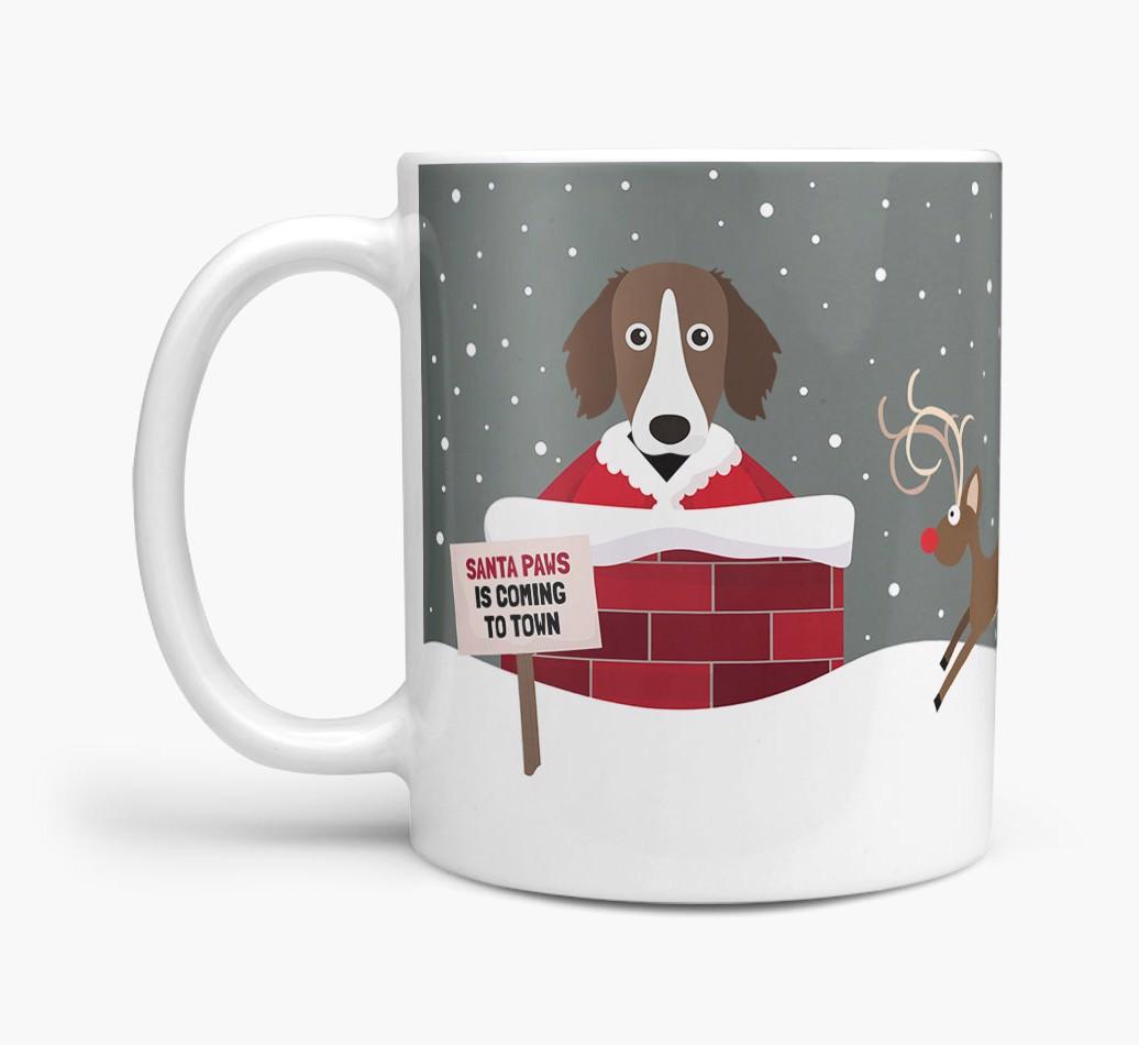 'Santa Paws' Mug with {breedFullName} Icon