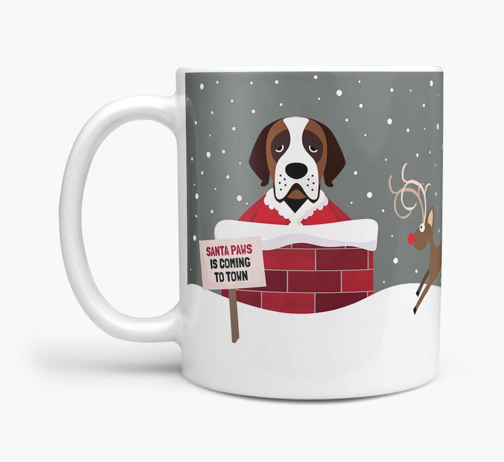 'Santa Paws' Mug with {breedFullName} Icon