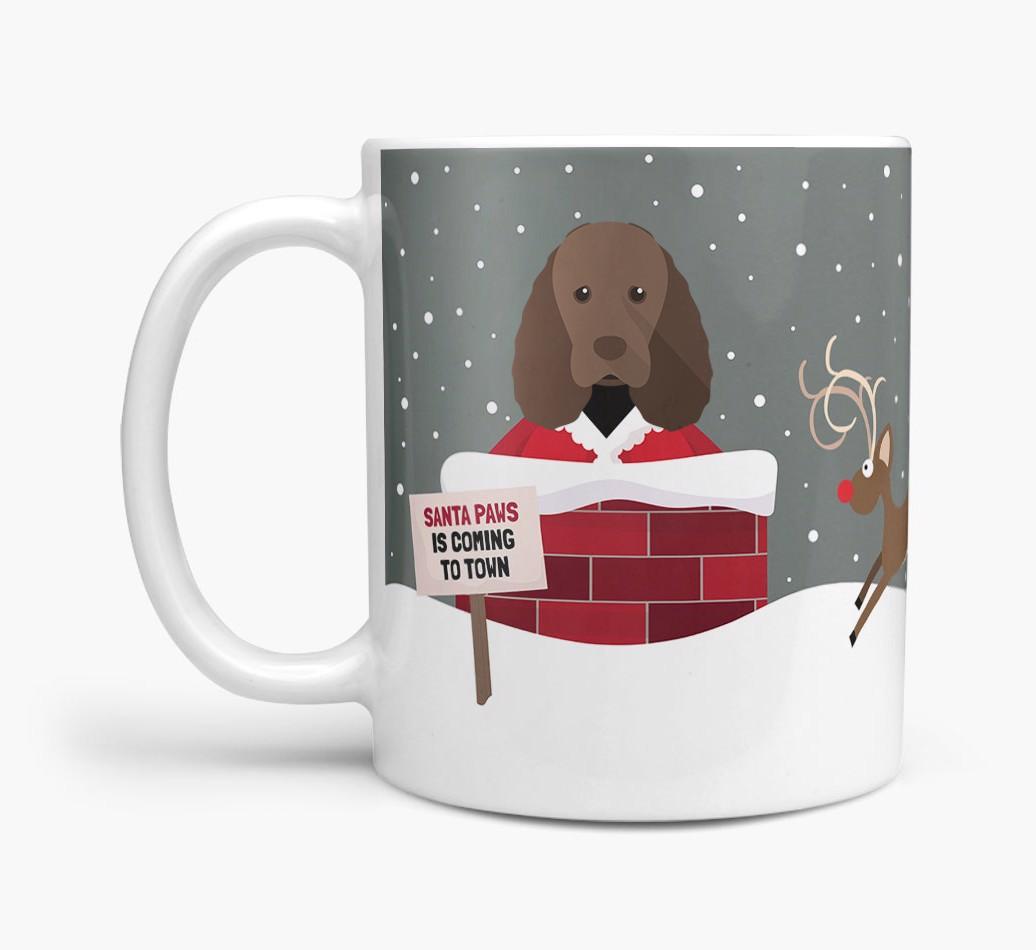 'Santa Paws' Mug with {breedFullName} Icon