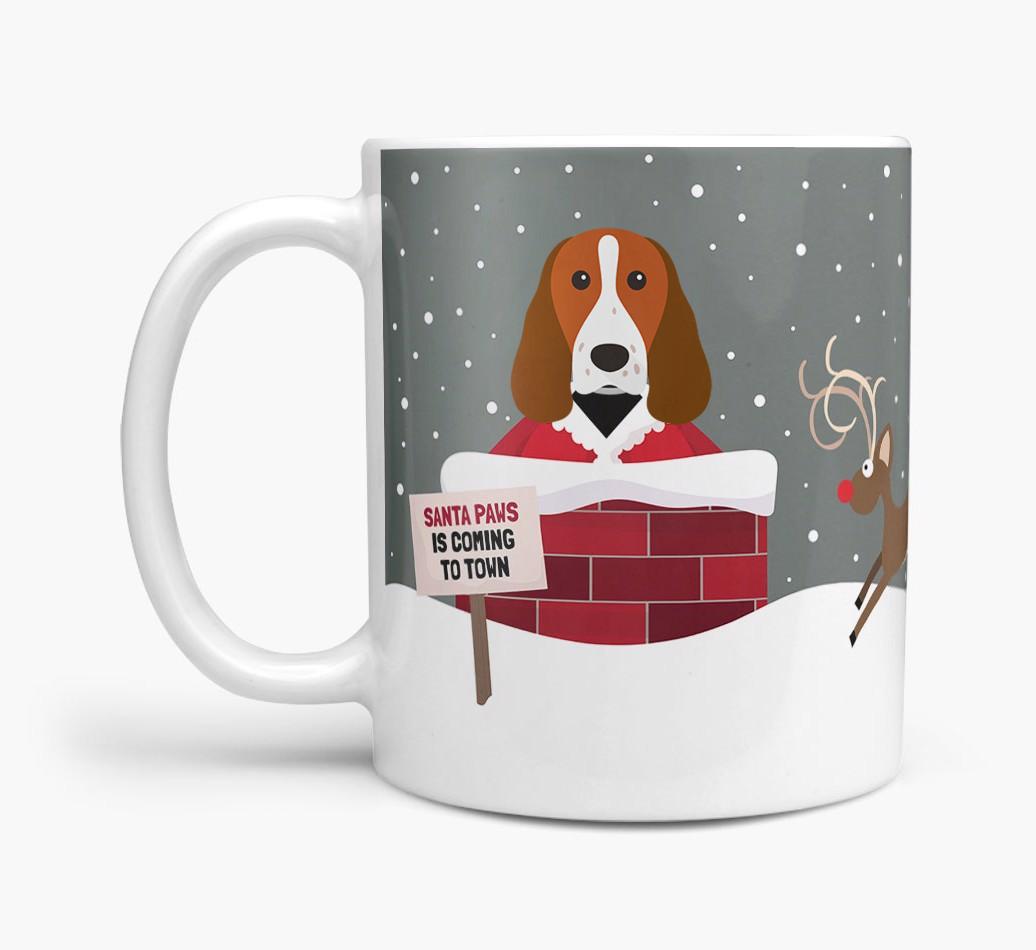 'Santa Paws' Mug with {breedFullName} Icon