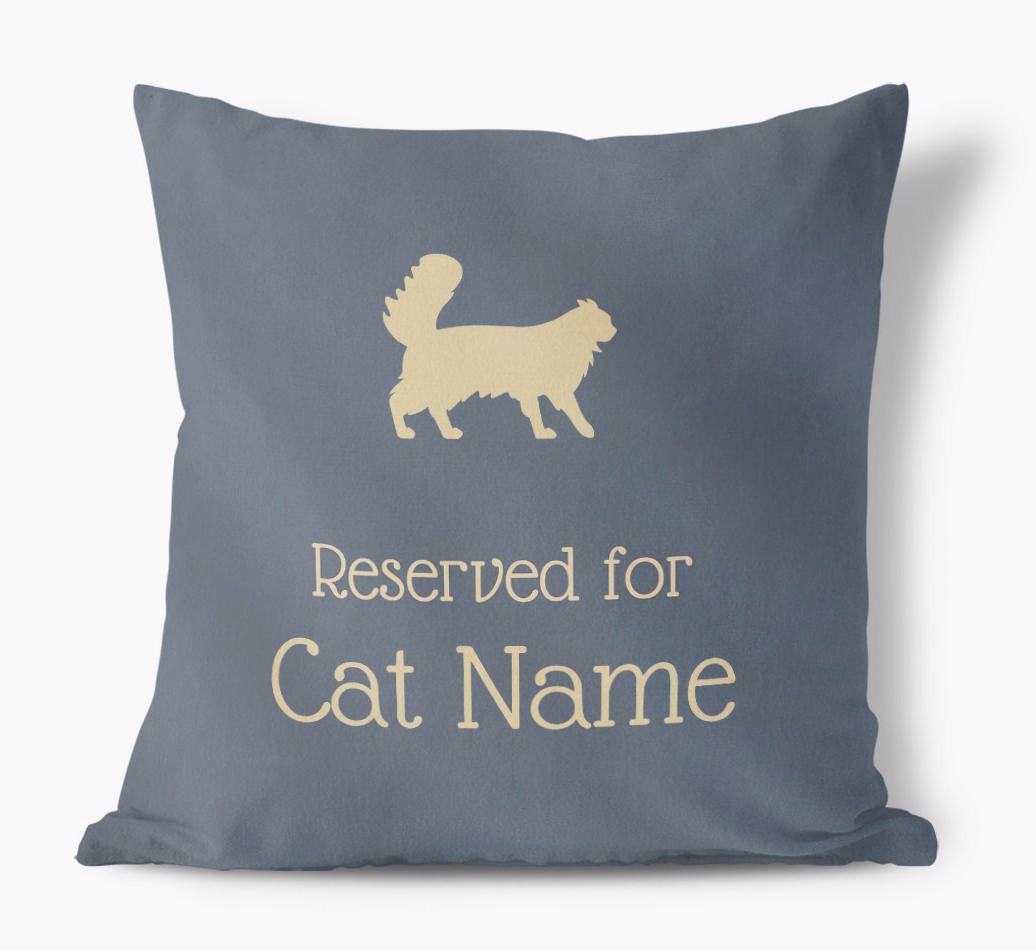 Reserved for {dogsName}: Personalized {breedCommonName} Soft Touch Pillow