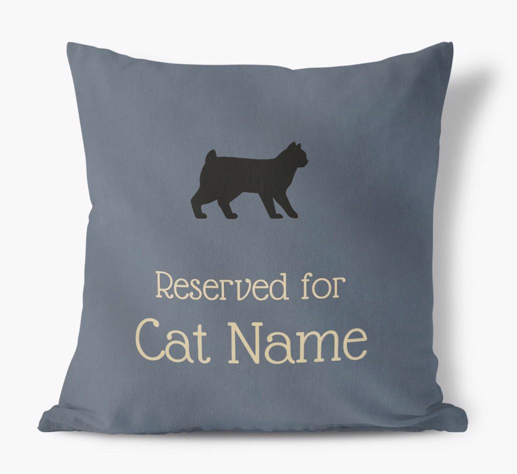 Reserved for {dogsName}: Personalized {breedCommonName} Soft Touch Pillow