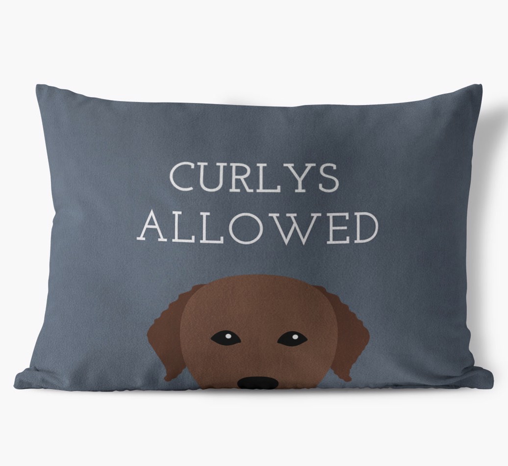 Dogs Allowed: Personalised {breedFullName} Soft Touch Cushion