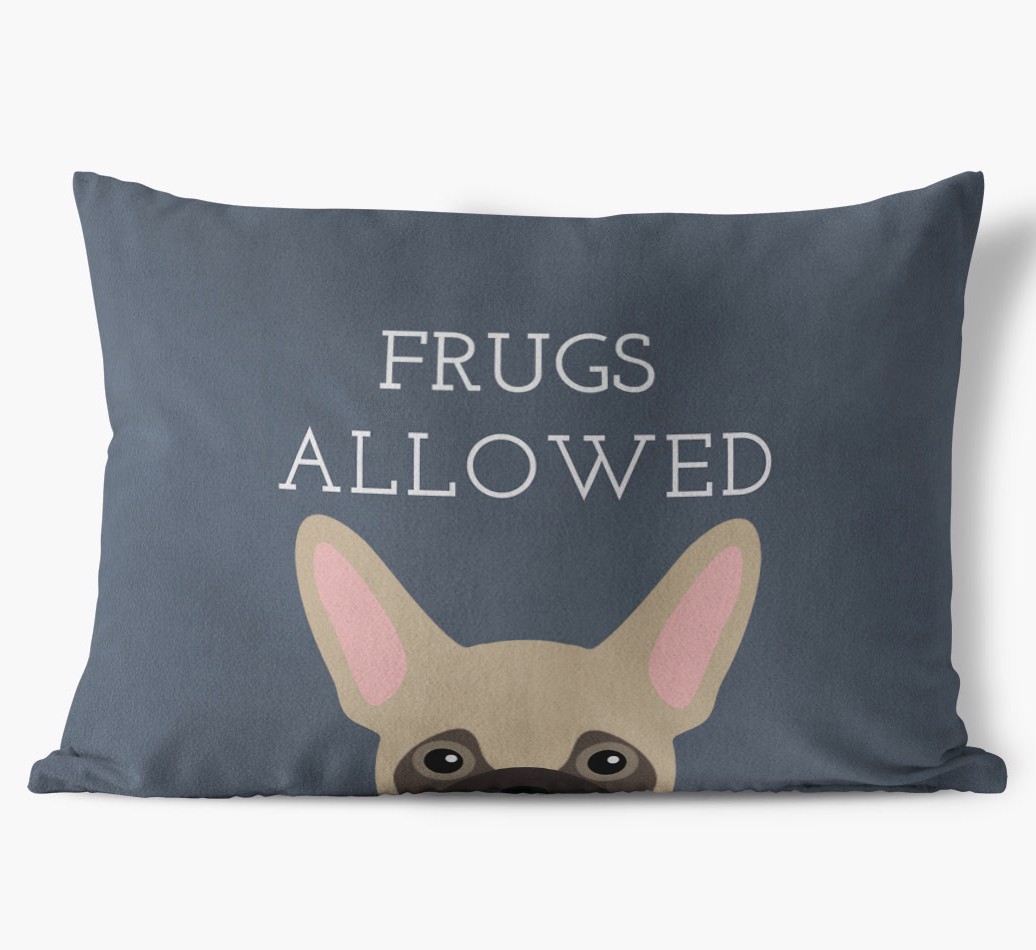 Dogs Allowed: Personalised {breedFullName} Soft Touch Cushion