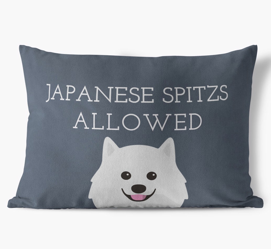 Dogs Allowed: Personalised {breedFullName} Soft Touch Cushion