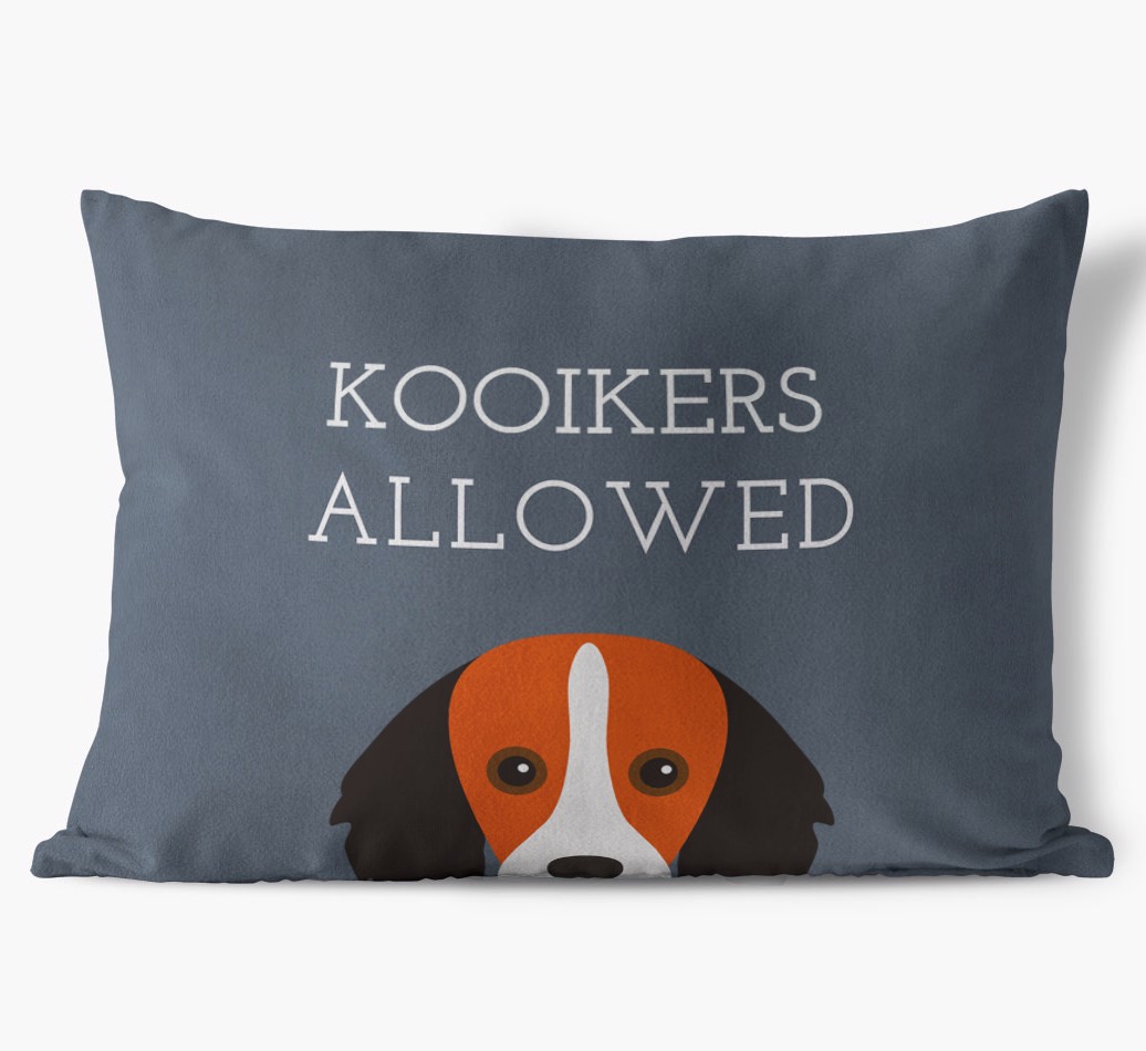 Dogs Allowed: Personalised {breedFullName} Soft Touch Cushion