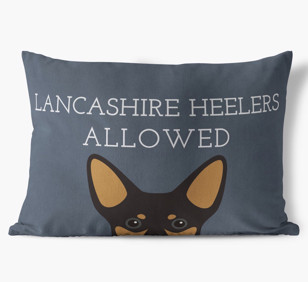 Dogs Allowed: Personalised {breedFullName} Soft Touch Cushion