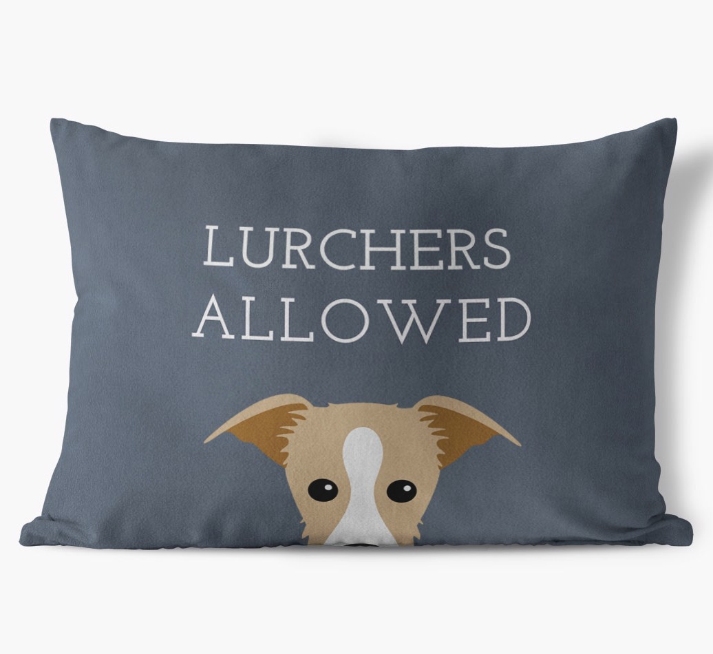 Dogs Allowed: Personalised {breedFullName} Soft Touch Cushion