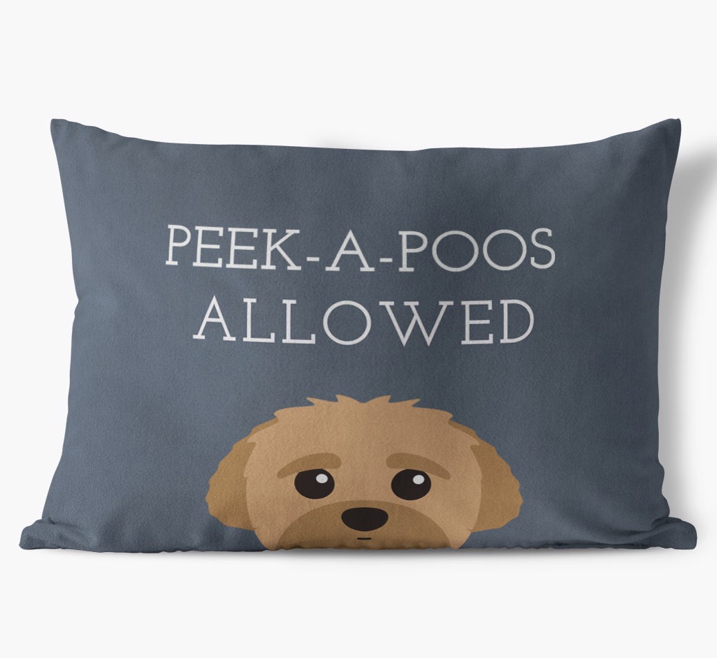 Dogs Allowed: Personalised {breedFullName} Soft Touch Cushion