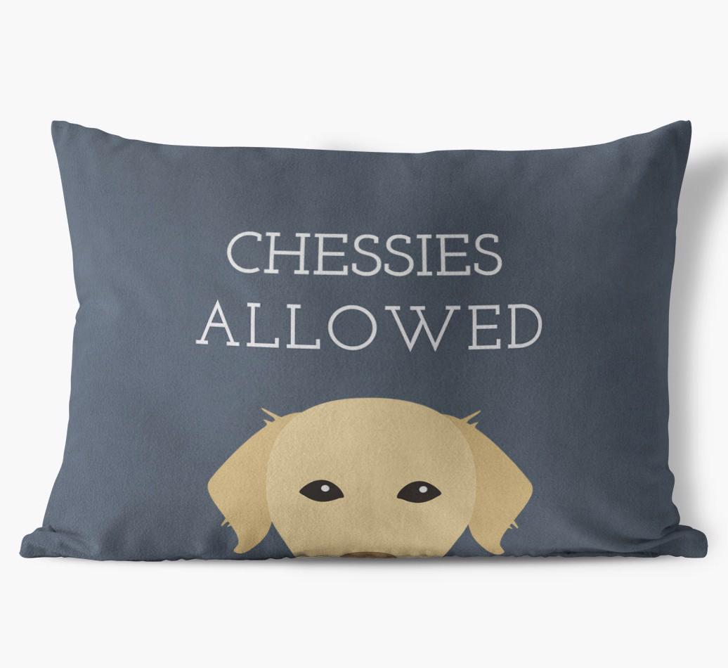 Dogs Allowed: Personalized {breedFullName} Soft Touch Pillow