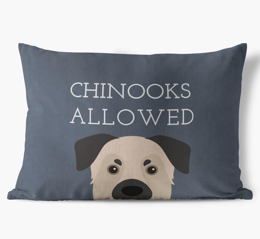 Dogs Allowed: Personalized {breedFullName} Soft Touch Pillow