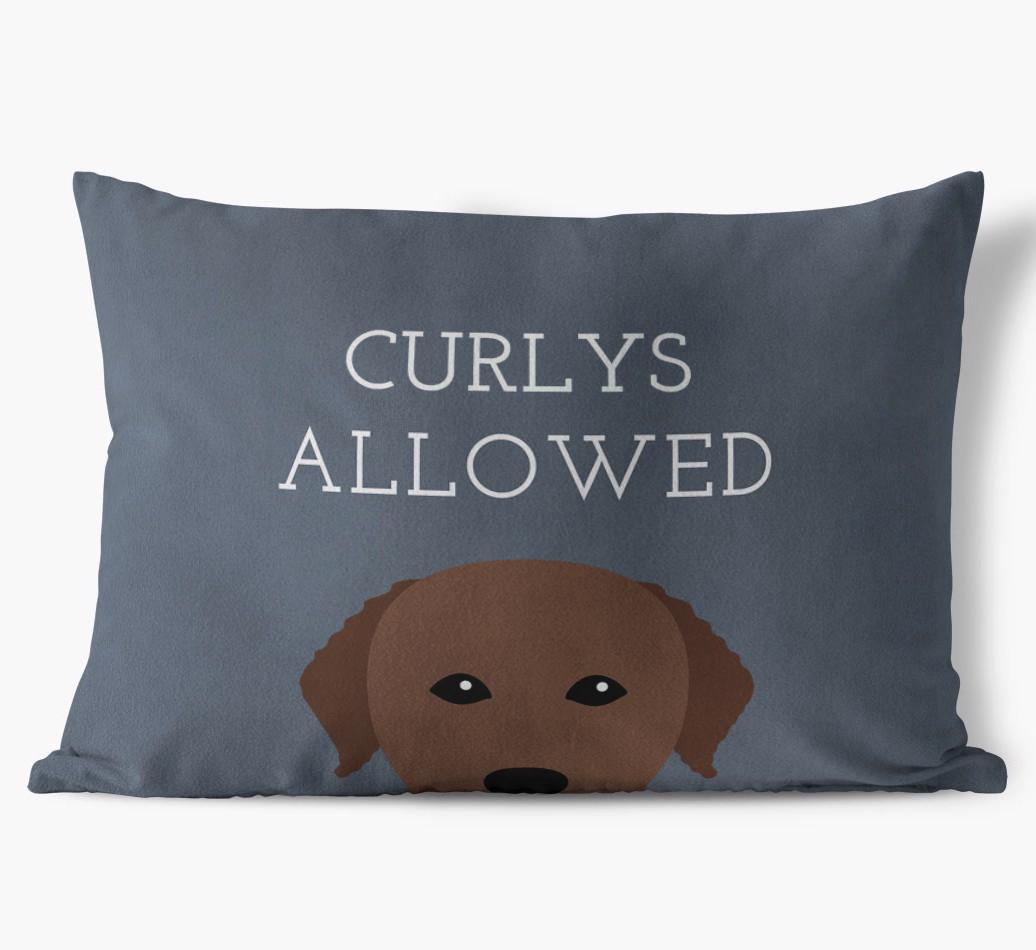 Dogs Allowed: Personalized {breedFullName} Soft Touch Pillow