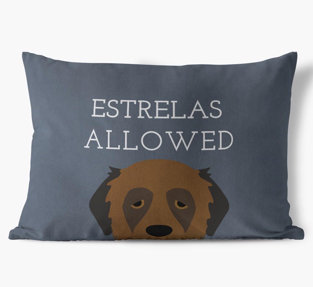 Dogs Allowed: Personalized {breedFullName} Soft Touch Pillow