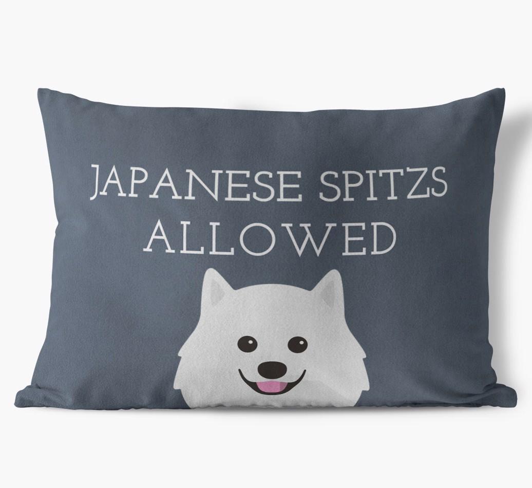 Dogs Allowed: Personalized {breedFullName} Soft Touch Pillow