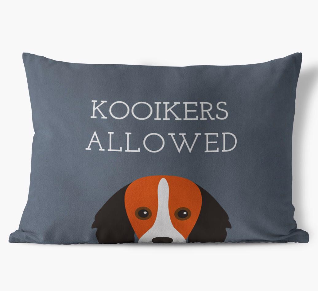 Dogs Allowed: Personalized {breedFullName} Soft Touch Pillow