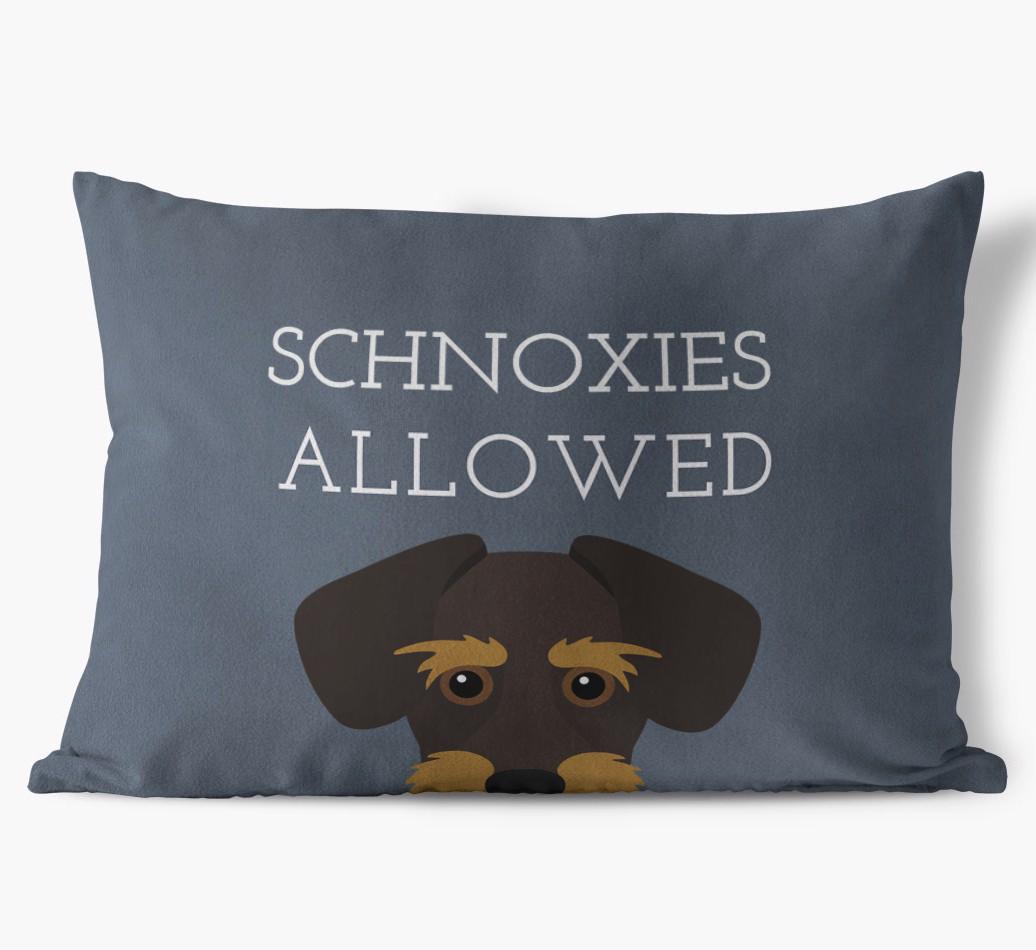 Dogs Allowed: Personalized {breedFullName} Soft Touch Pillow