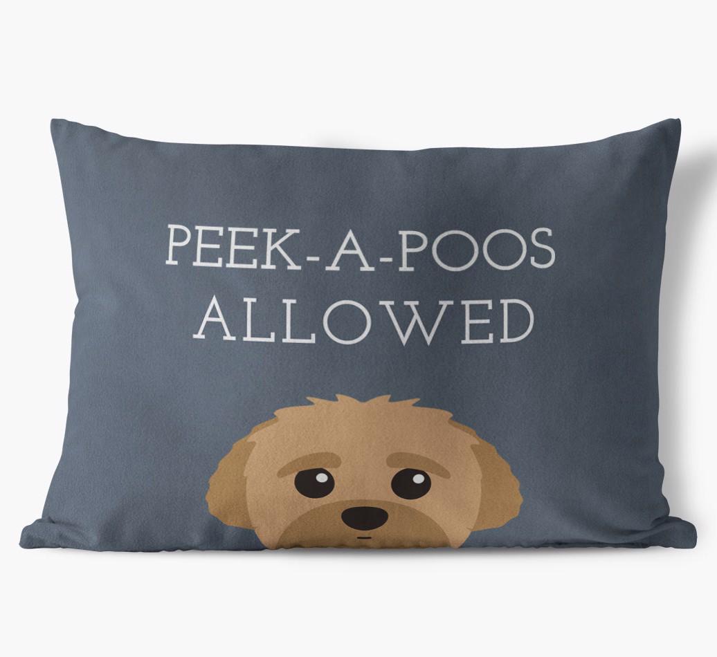Dogs Allowed: Personalized {breedFullName} Soft Touch Pillow