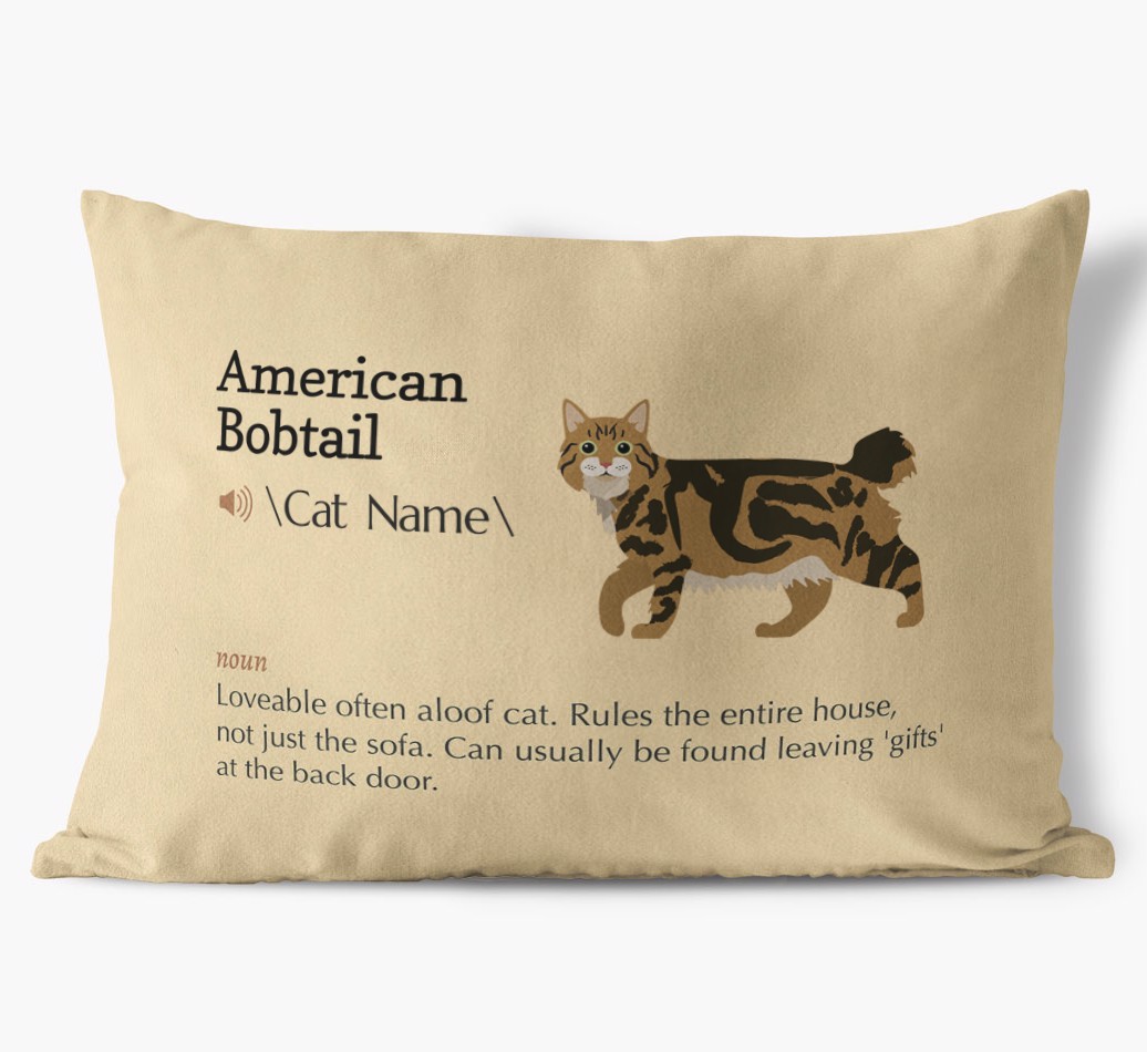 {breedCommonName} Definition: Personalised Soft Touch Cushion 