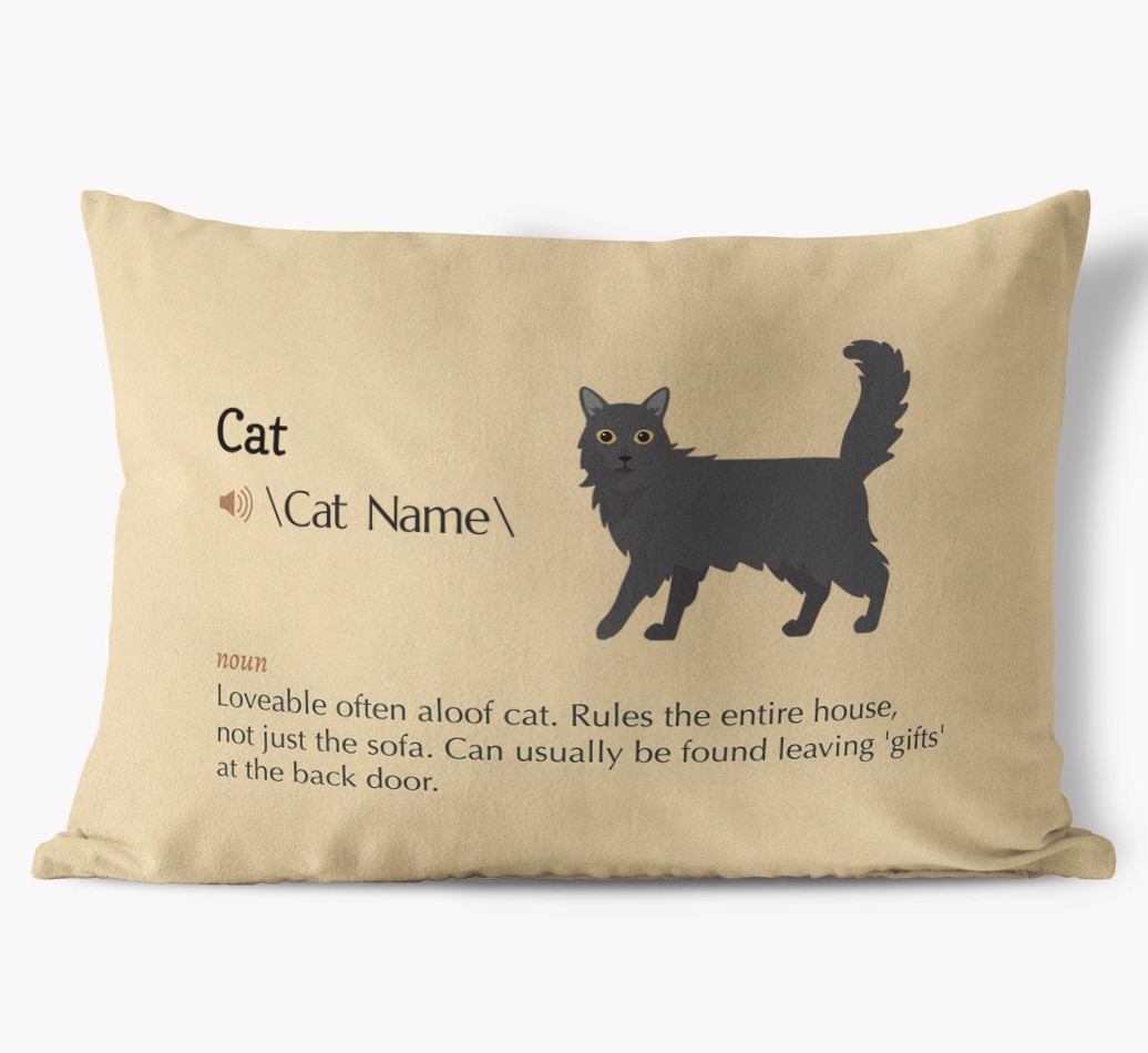 {breedCommonName} Definition: Personalised Soft Touch Cushion 