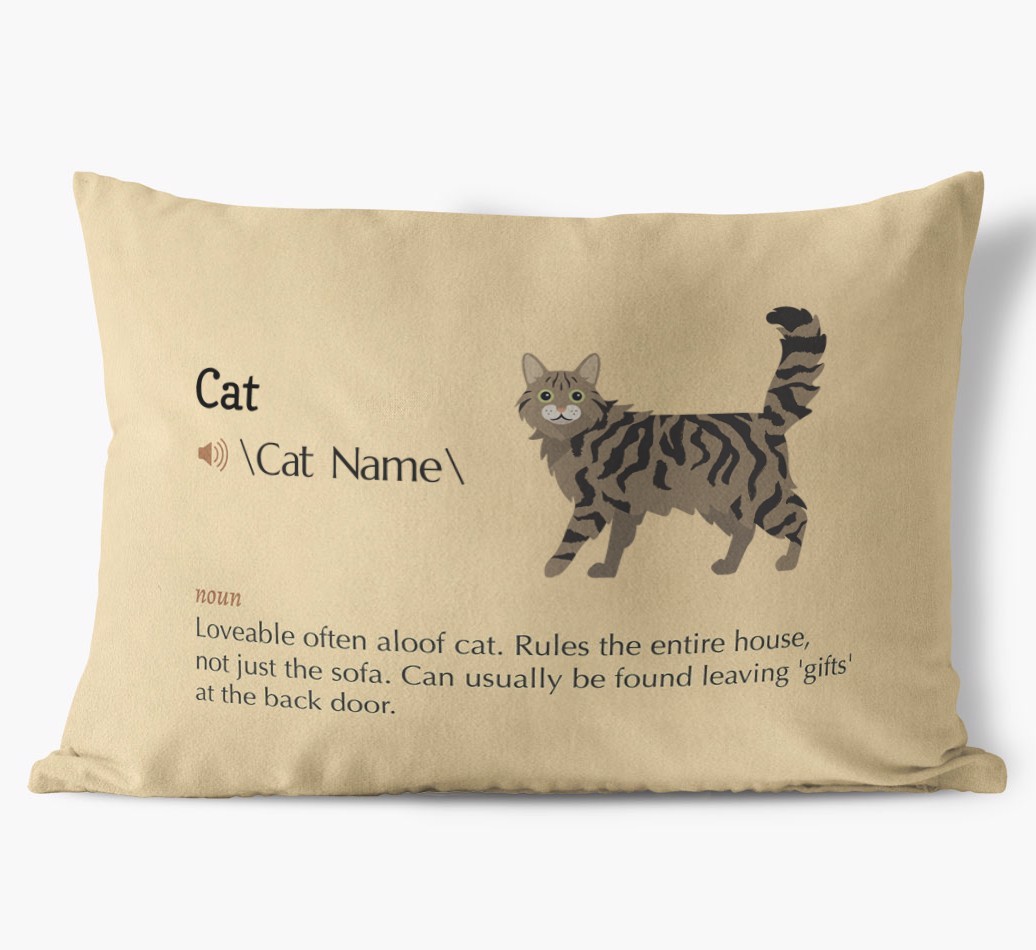 {breedCommonName} Definition: Personalised Soft Touch Cushion 