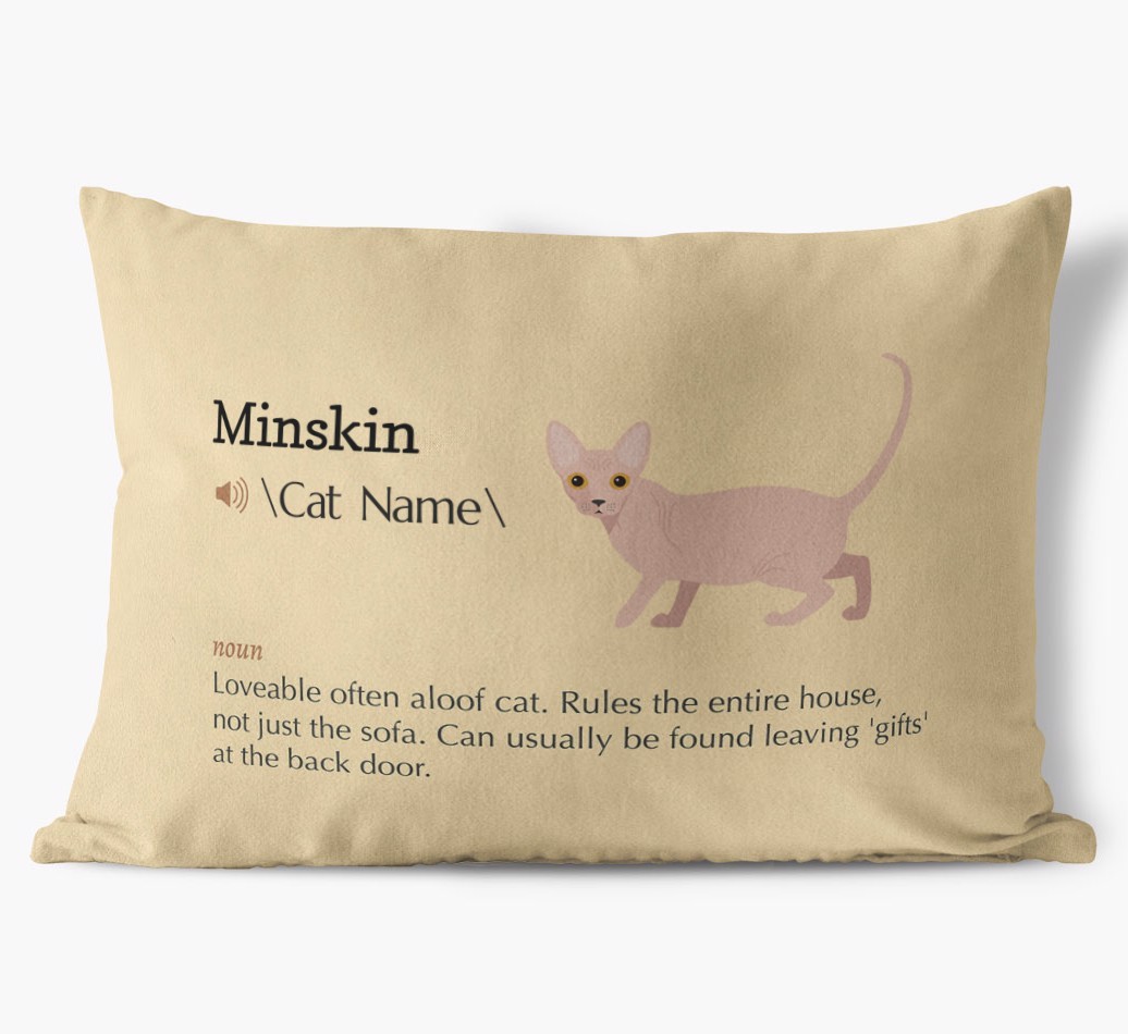 {breedCommonName} Definition: Personalised Soft Touch Cushion 