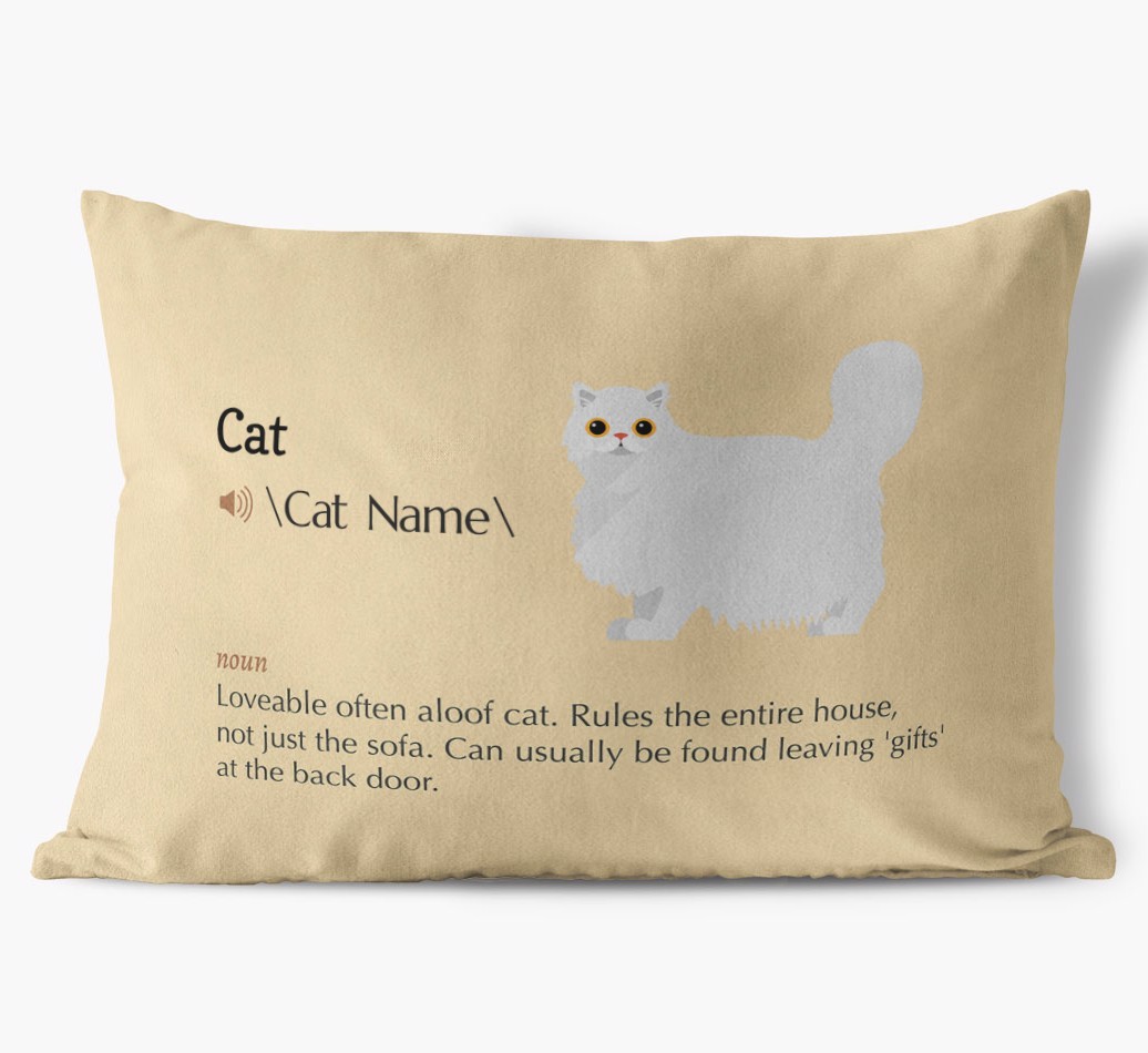 {breedCommonName} Definition: Personalised Soft Touch Cushion 