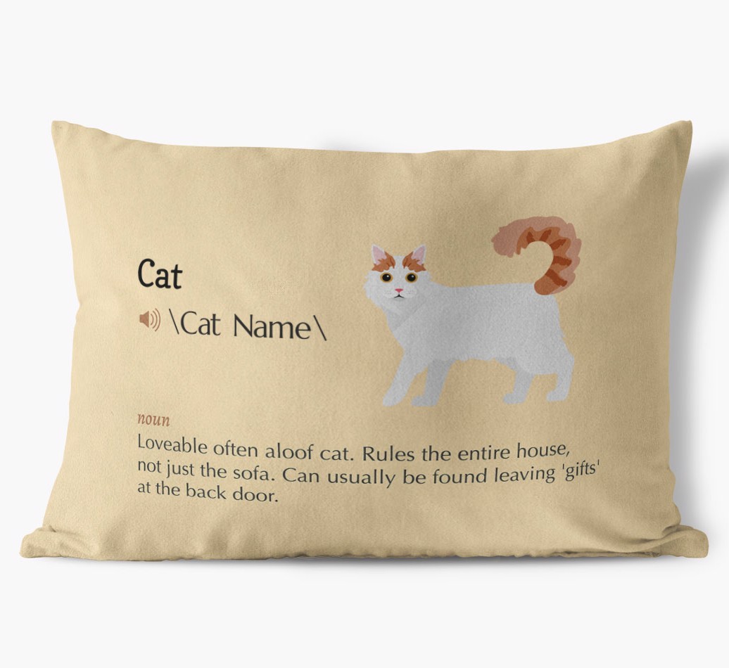 {breedCommonName} Definition: Personalised Soft Touch Cushion 