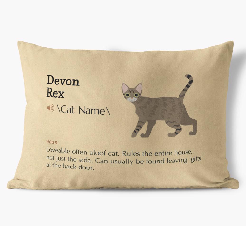 {breedCommonName} Definition: Personalized Soft Touch Pillow