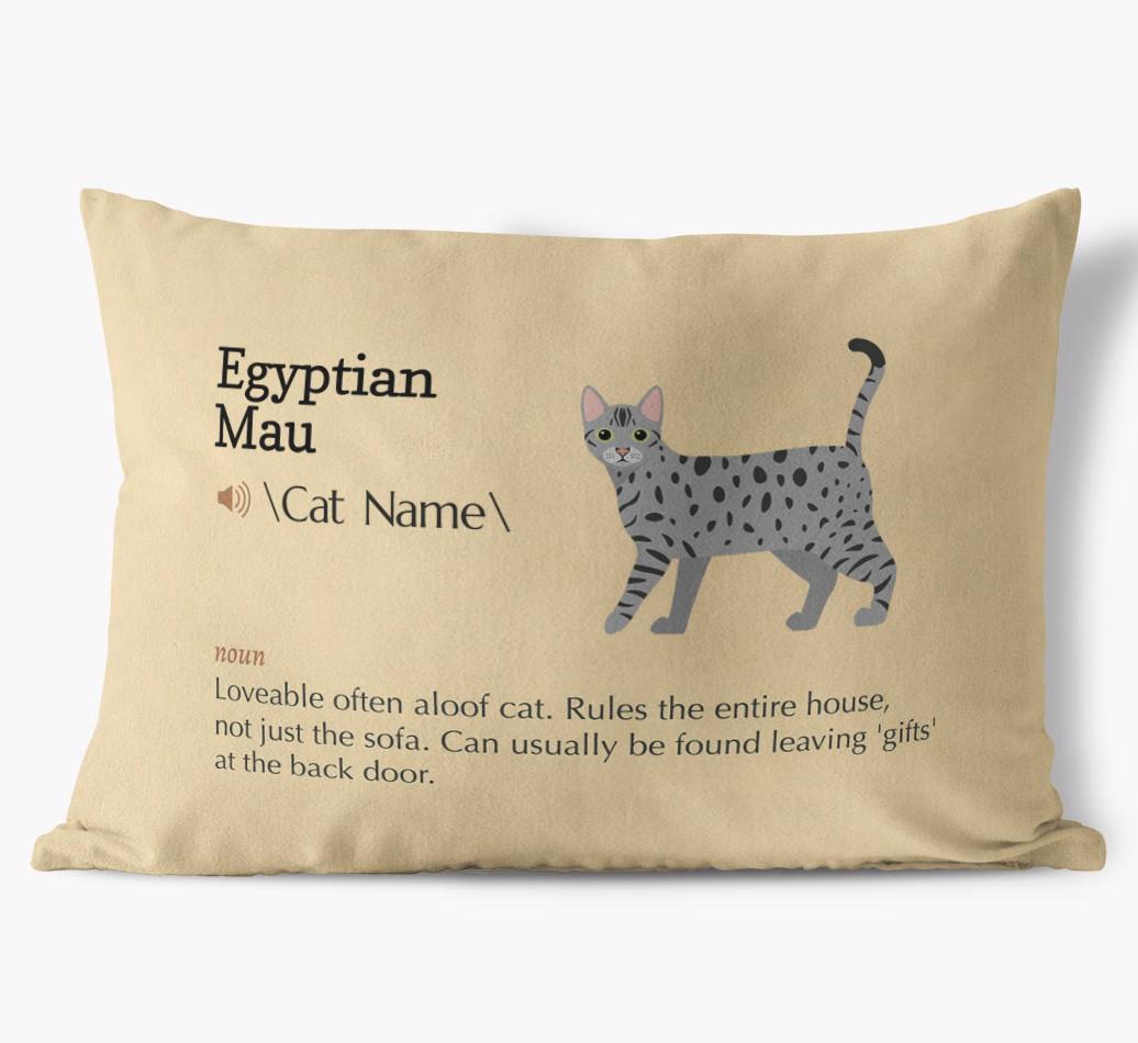 {breedCommonName} Definition: Personalized Soft Touch Pillow