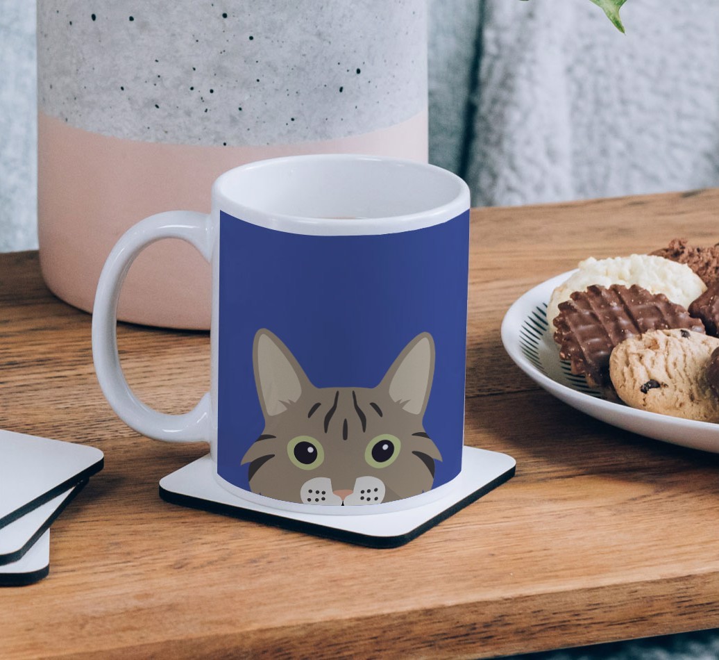 'Peeking {breedCommonName} Icon' - Personalised {breedFullName} Mug