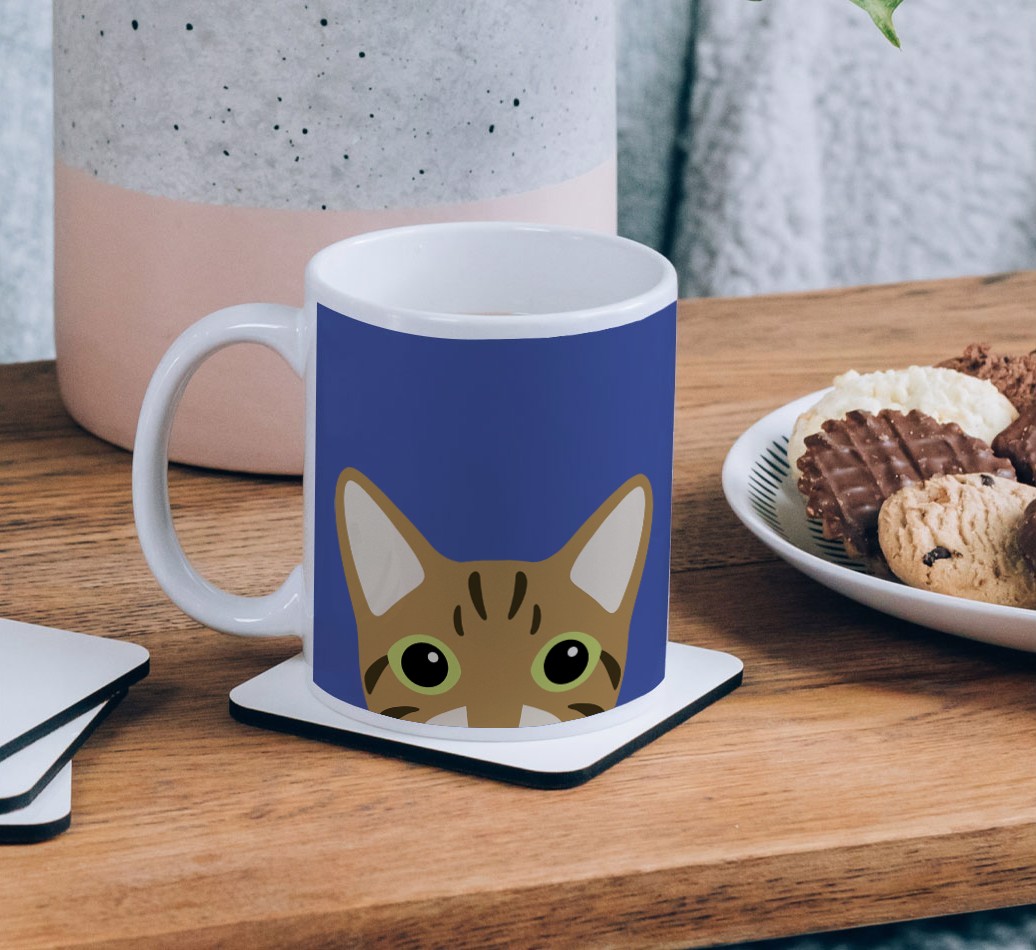 'Peeking {breedCommonName} Icon' - Personalised {breedFullName} Mug