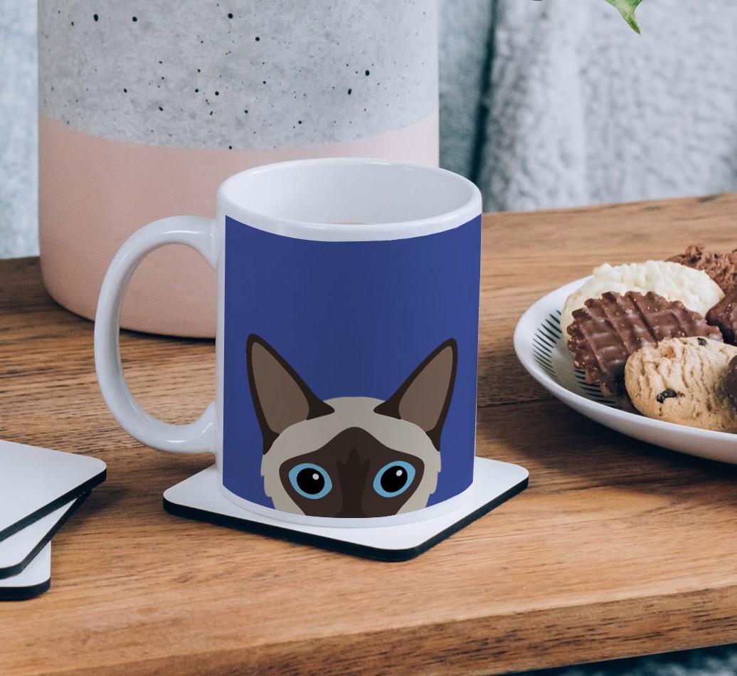 'Peeking {breedCommonName} Icon' - Personalised {breedFullName} Mug