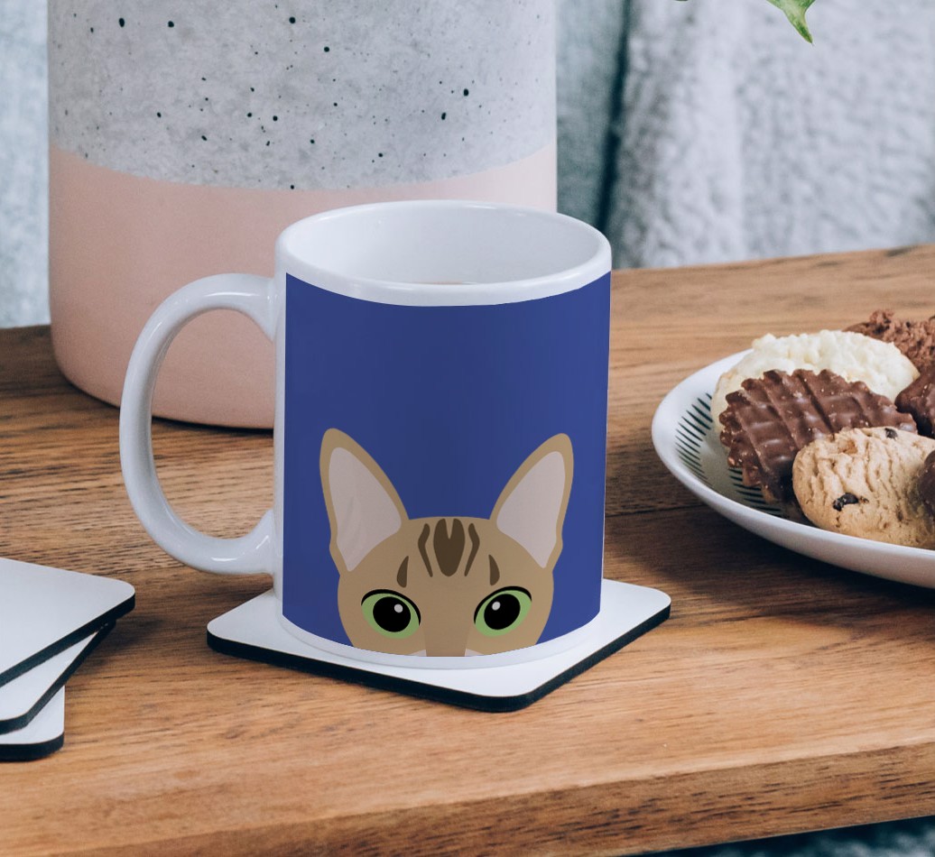 'Peeking {breedCommonName} Icon' - Personalised {breedFullName} Mug